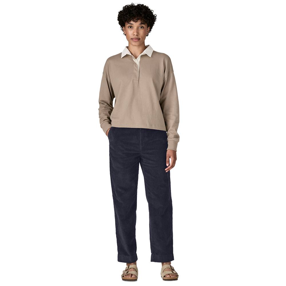 Women's Organic Cotton Corduroy Pants - Beige