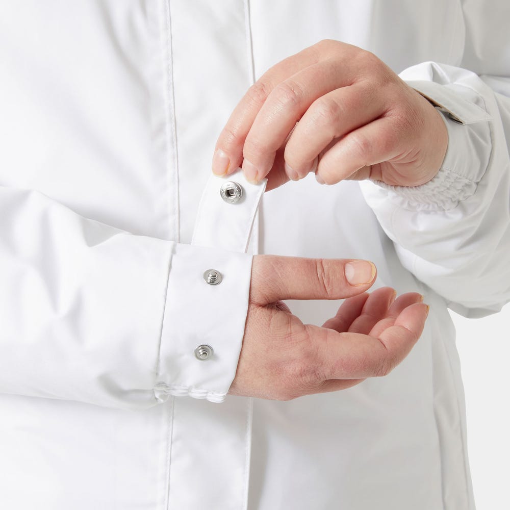 Women's Insulated Rain Coat - White