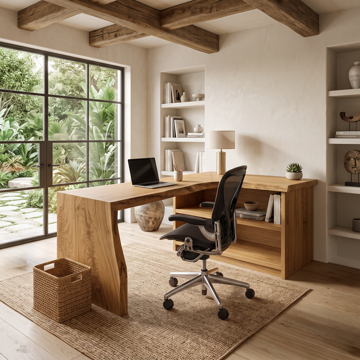 Modern L Shaped Desk For Workspace