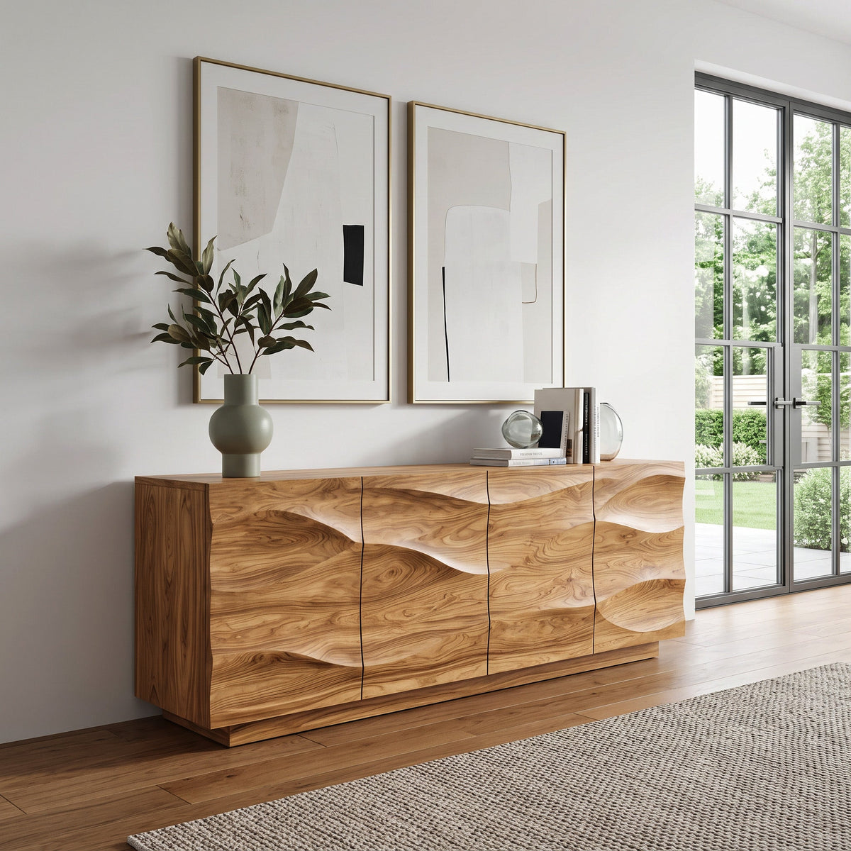 Modern Wave Sideboard