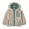 Baby Windproof Pile Fleece Hoodie - Natural