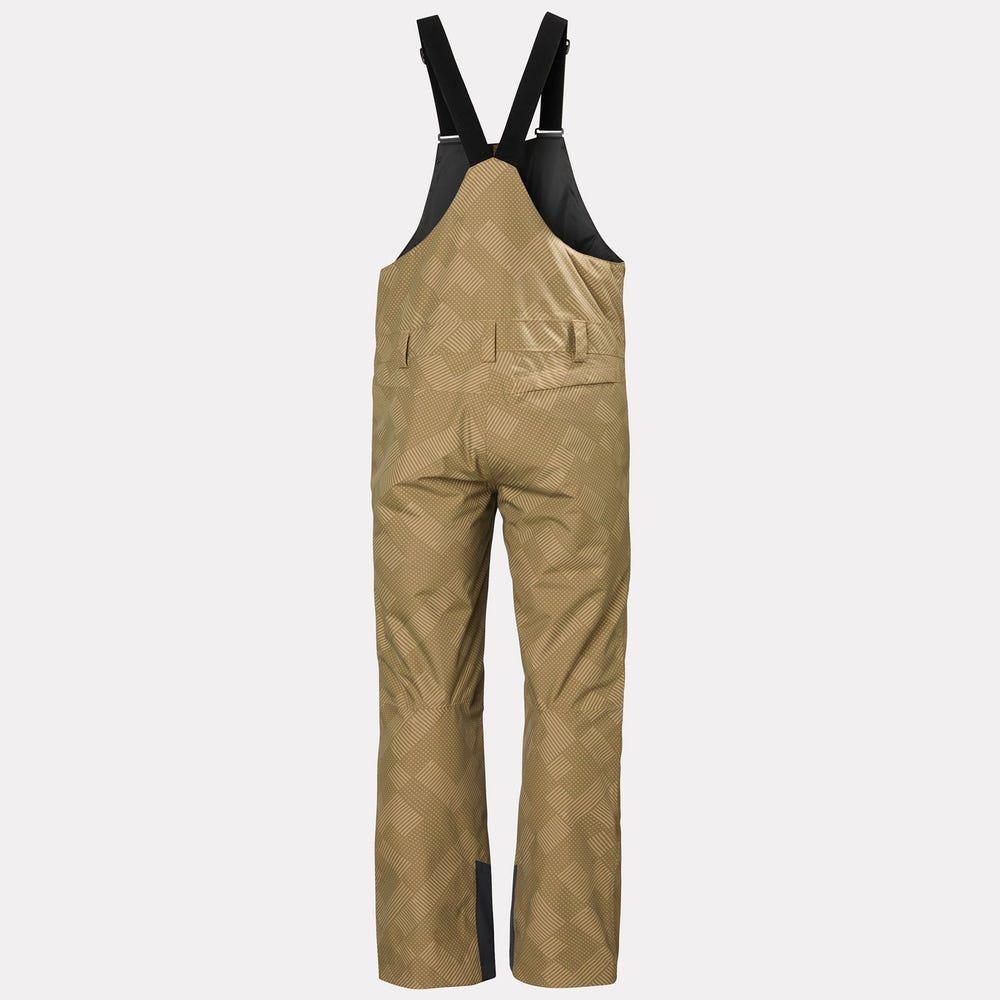 Men's Insulated Ski Bib Pants - Green