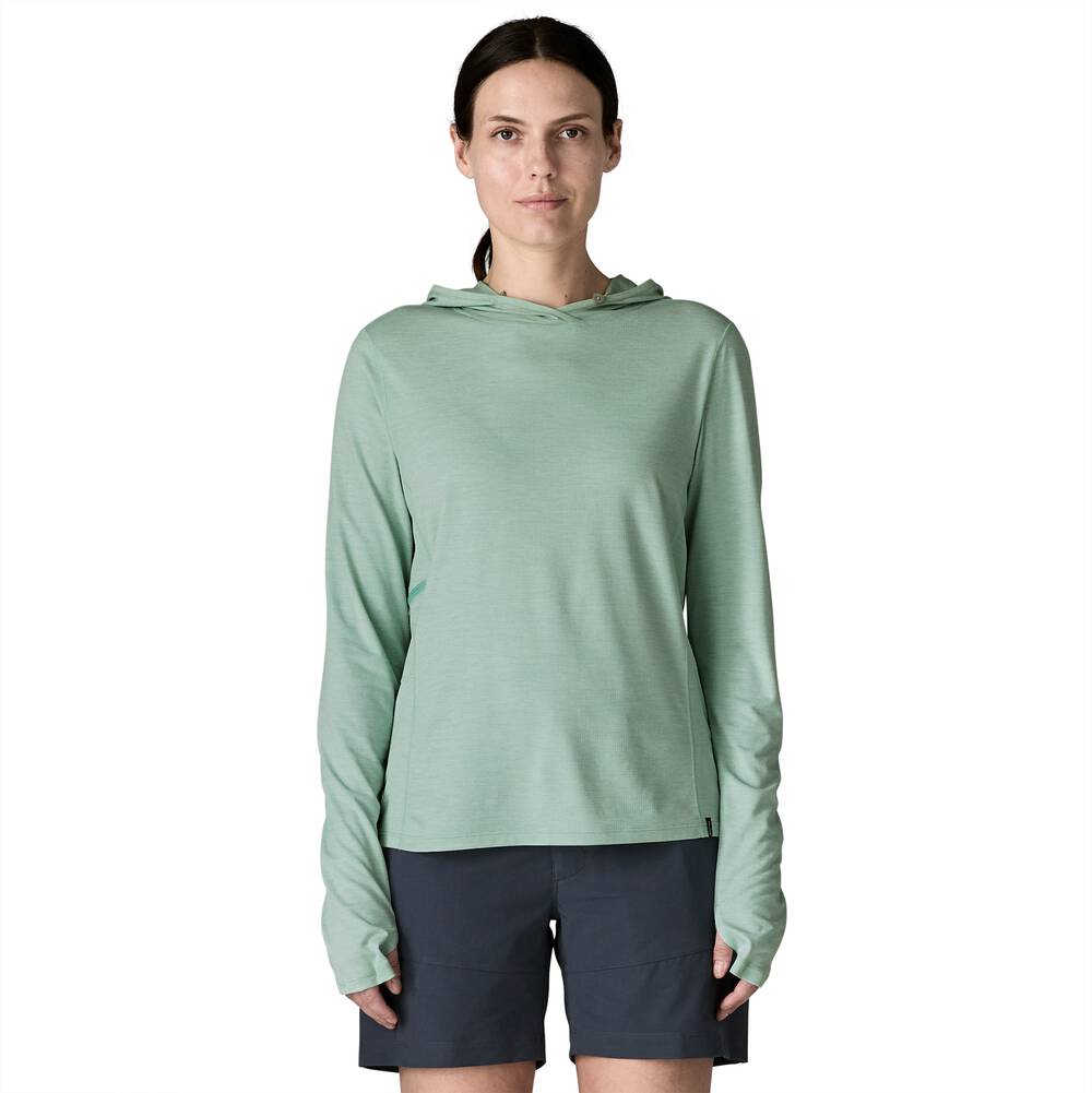 Women's UPF 40+ Sun Hooded Shirt - Green