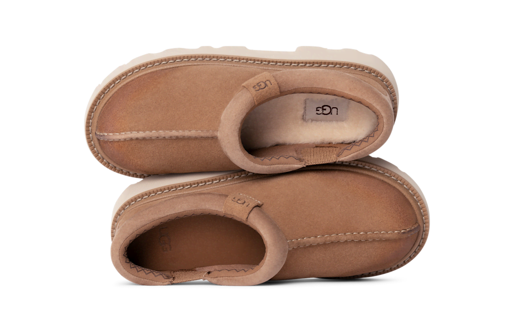 Men's Suede Lug Sole Clog - Mustard