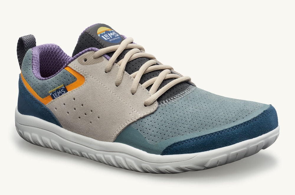 Men's Suede Minimal Sneaker - Gray