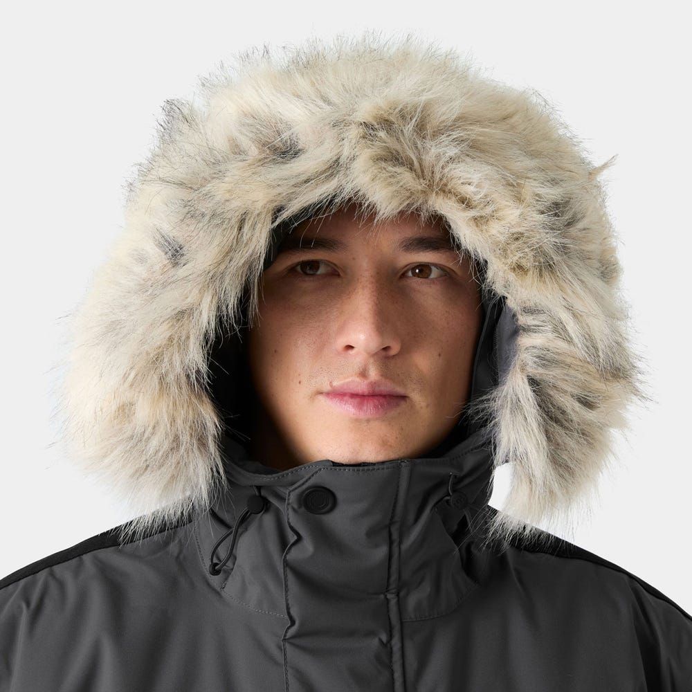 Men's Insulated Waterproof Parka - Gray Green