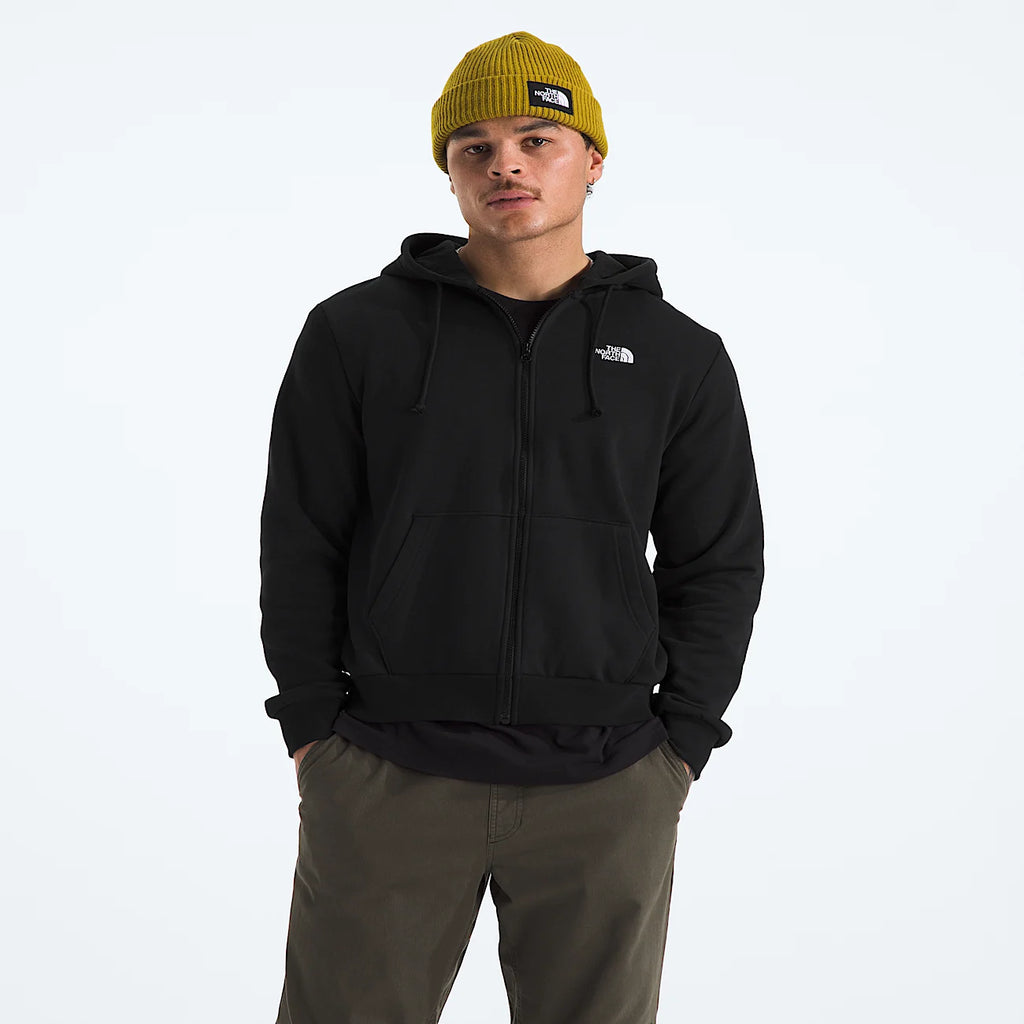 Men's Regular Full-Zip Hoodie - Black