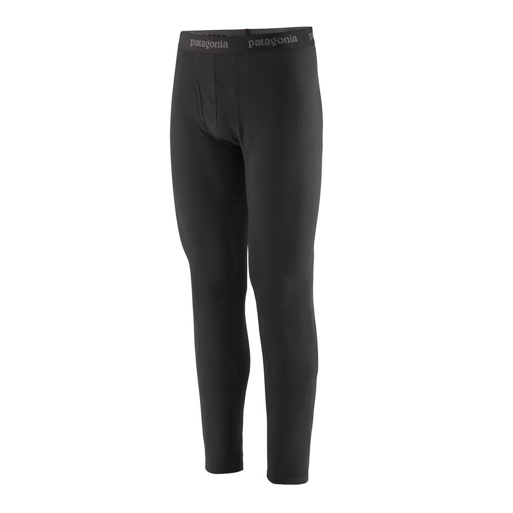 Men's Thermal Grid Base Layer Bottoms - Black