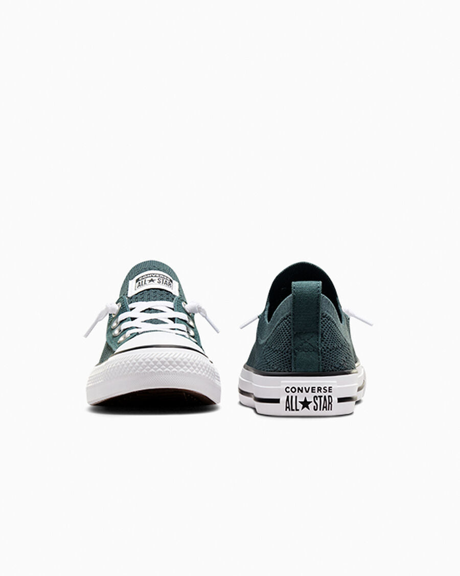 Women's Knit Slip-On Low-Top Sneaker - True Nature Green/White/Black