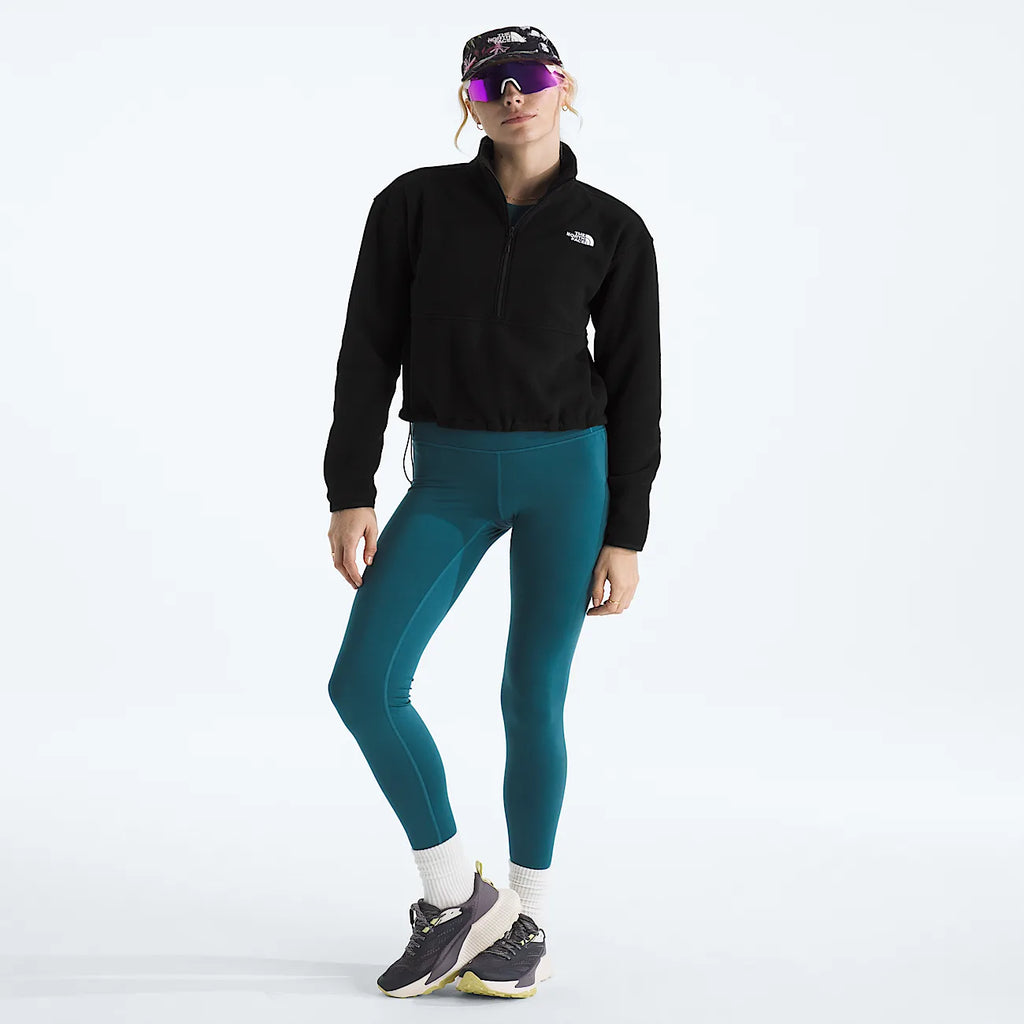 Women's Half-Zip Fleece Jacket - Gray