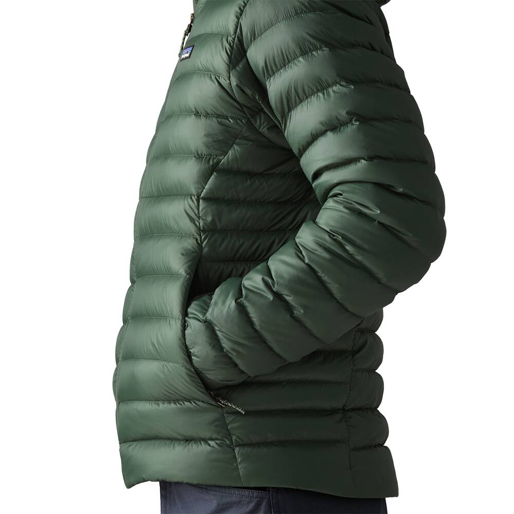Men's 800-Fill Down Hooded Jacket - Purple