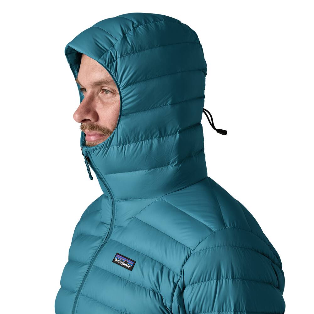 Men's 800-Fill Down Hooded Jacket - Purple