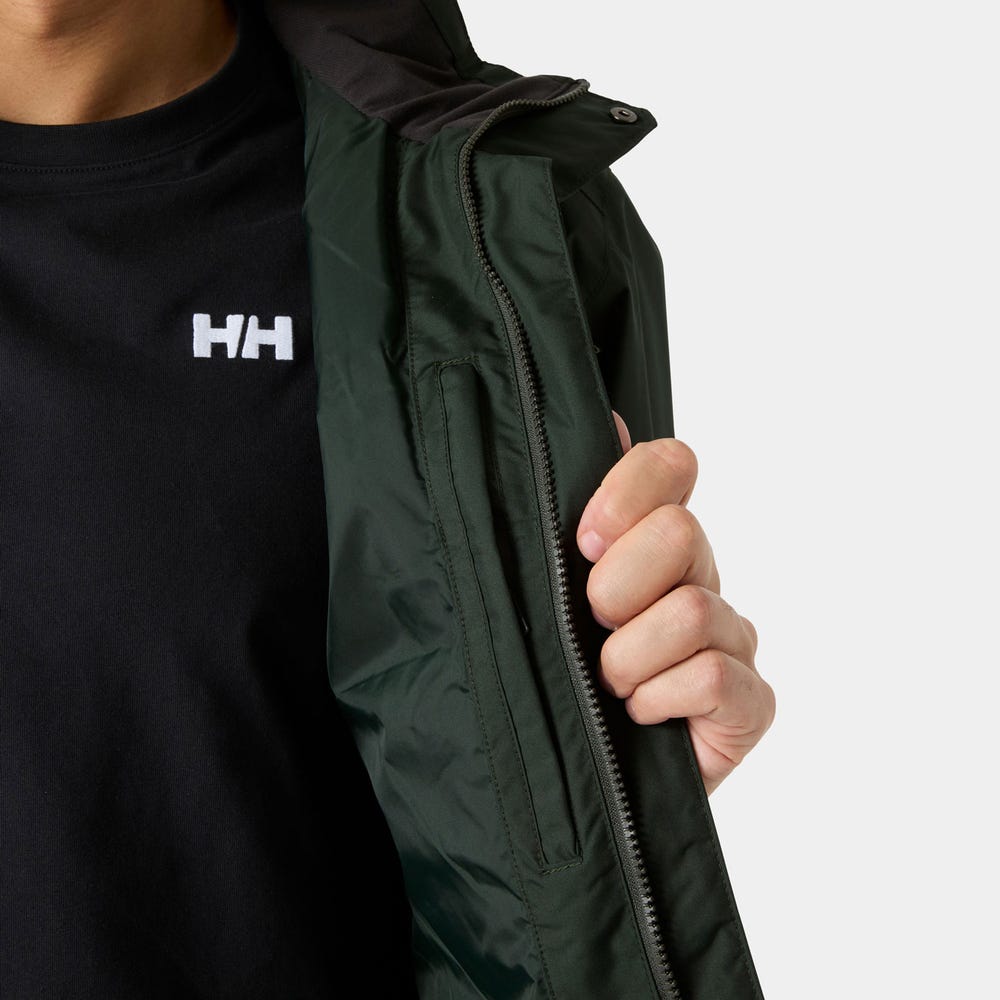 Men's Waterproof Rain Jacket - Green
