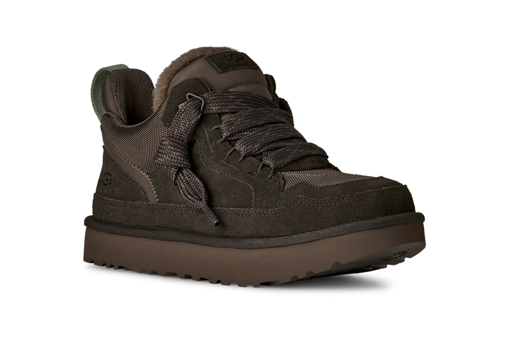 Men's Suede and Mesh Low Top Sneaker - Blue