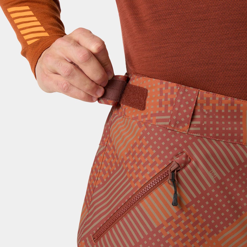 Men's Insulated Cargo Ski Pants - Violet