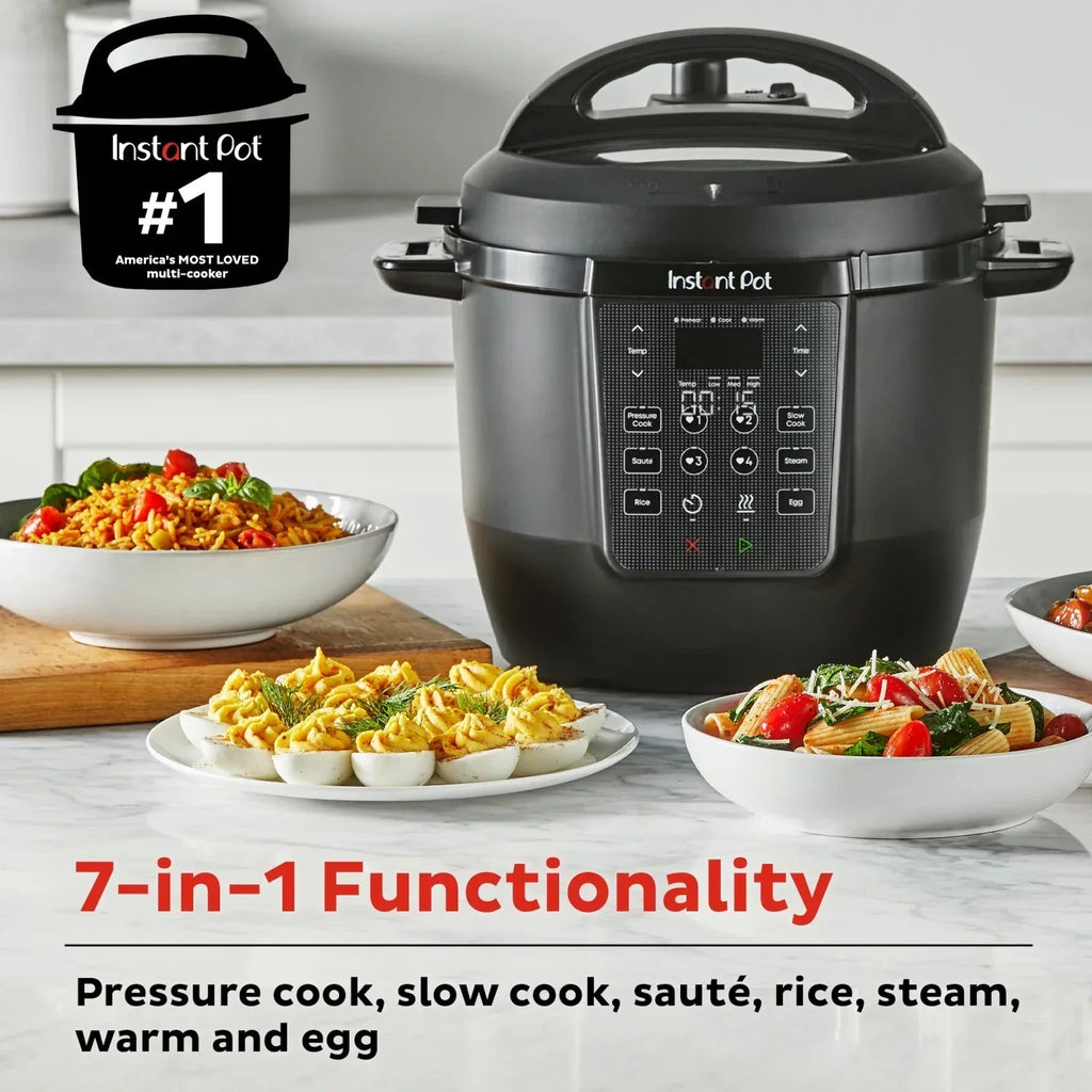 Instant Pot 6QT RIO Chef Series 7-in-1 Multi-Cooker, Black