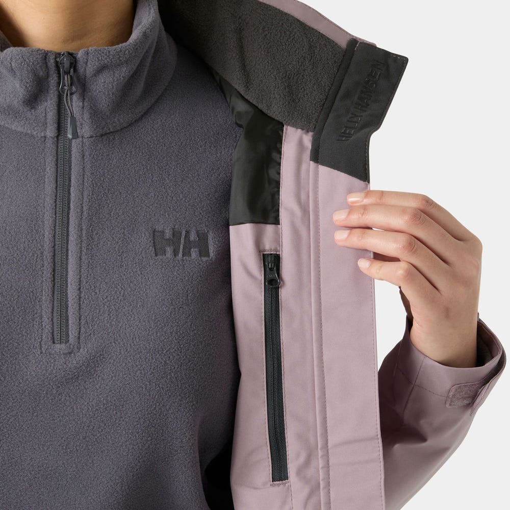Women's Hooded Sailing Rain Jacket - Black