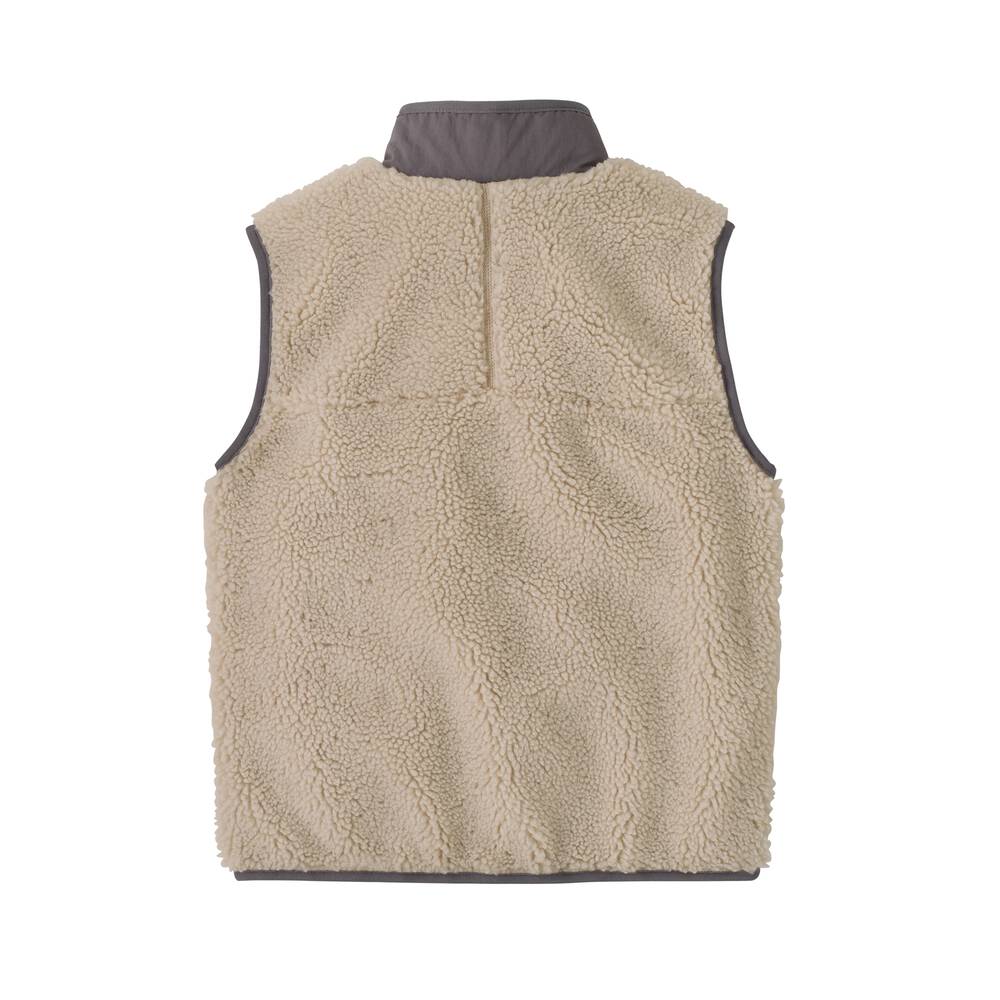 Kids' Recycled Pile Fleece Vest - Natural Blue