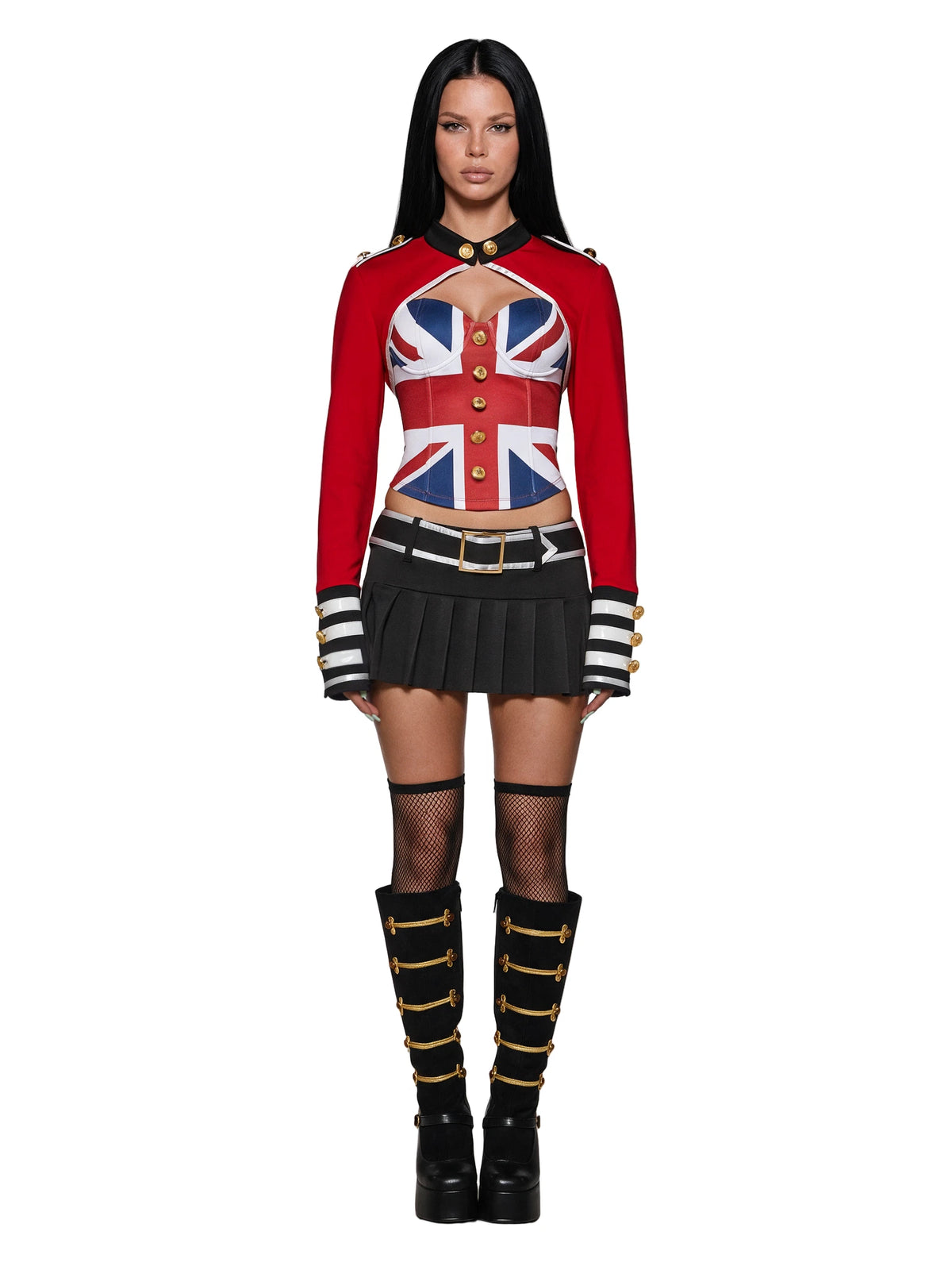Royal Guard Corset Costume - Red