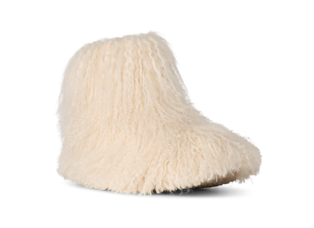 Women's Sheepskin Short Boot - Grey
