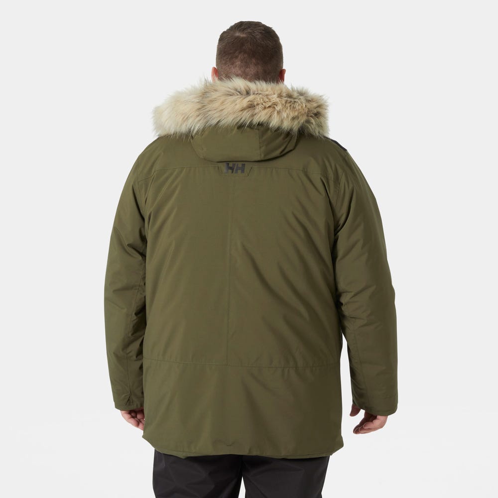 Men's Insulated Waterproof Parka - Gray Green