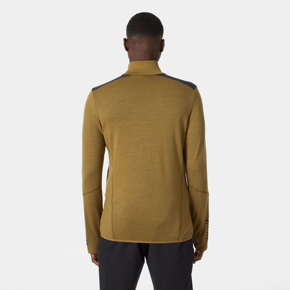 Men's Merino Wool Full-Zip Midlayer - Blue