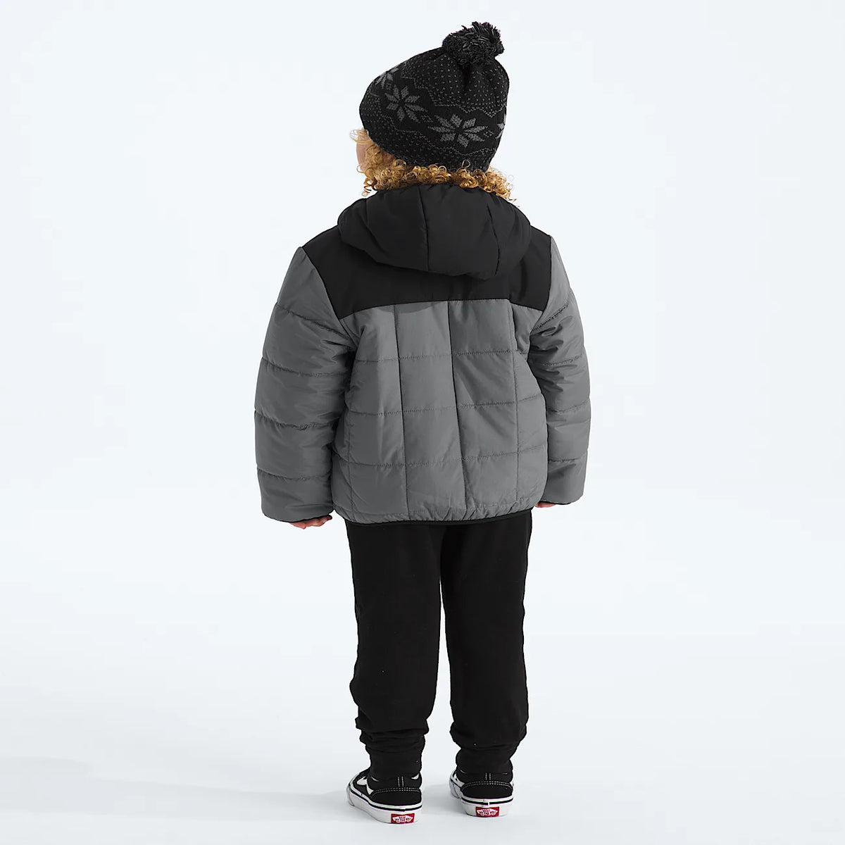 Boys' Reversible Hooded Jacket - Gray