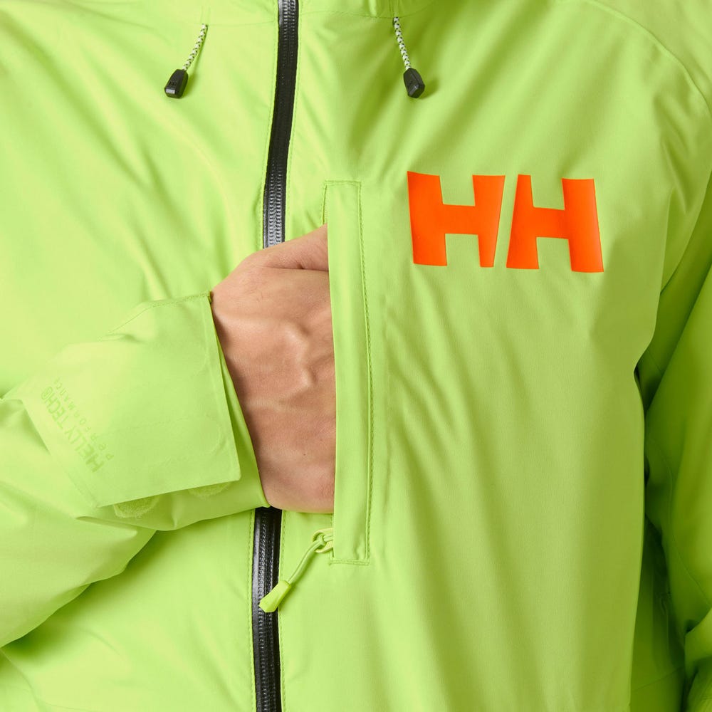 Men's Insulated Waterproof Ski Jacket - Green