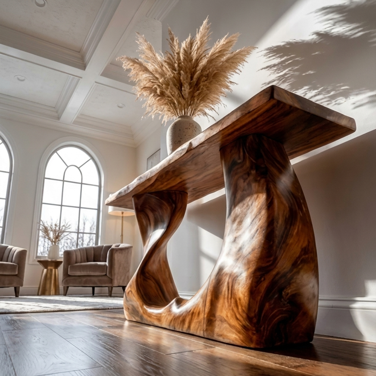 Rustic Modern Console Table