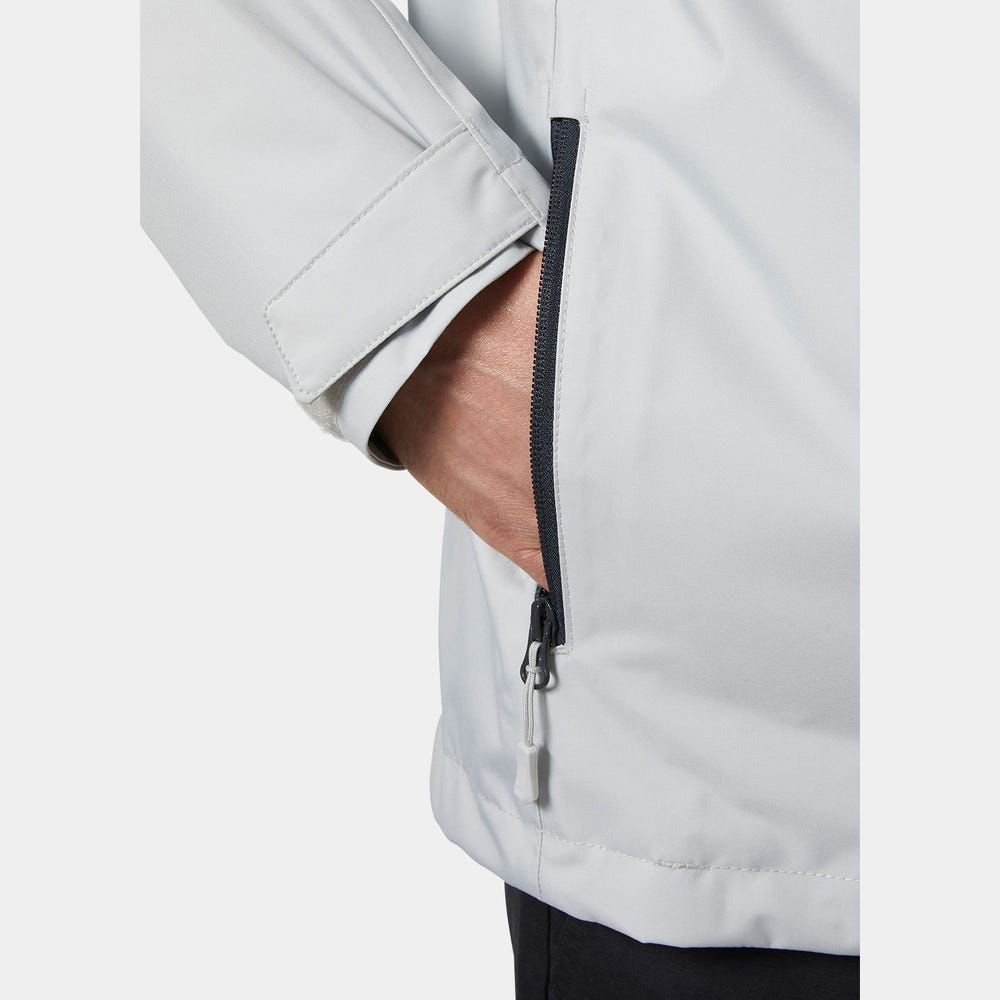 Men's Fleece-Lined Sailing Jacket - White