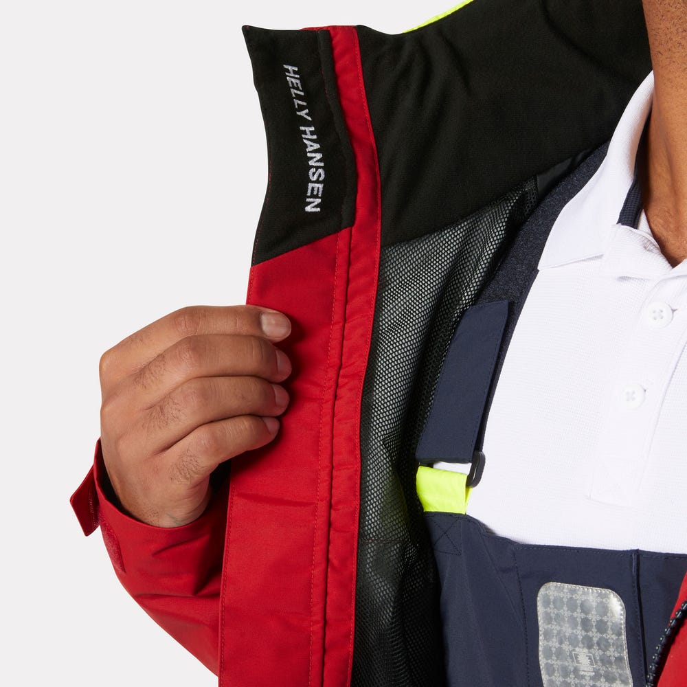Men's Waterproof Sailing Jacket - Red