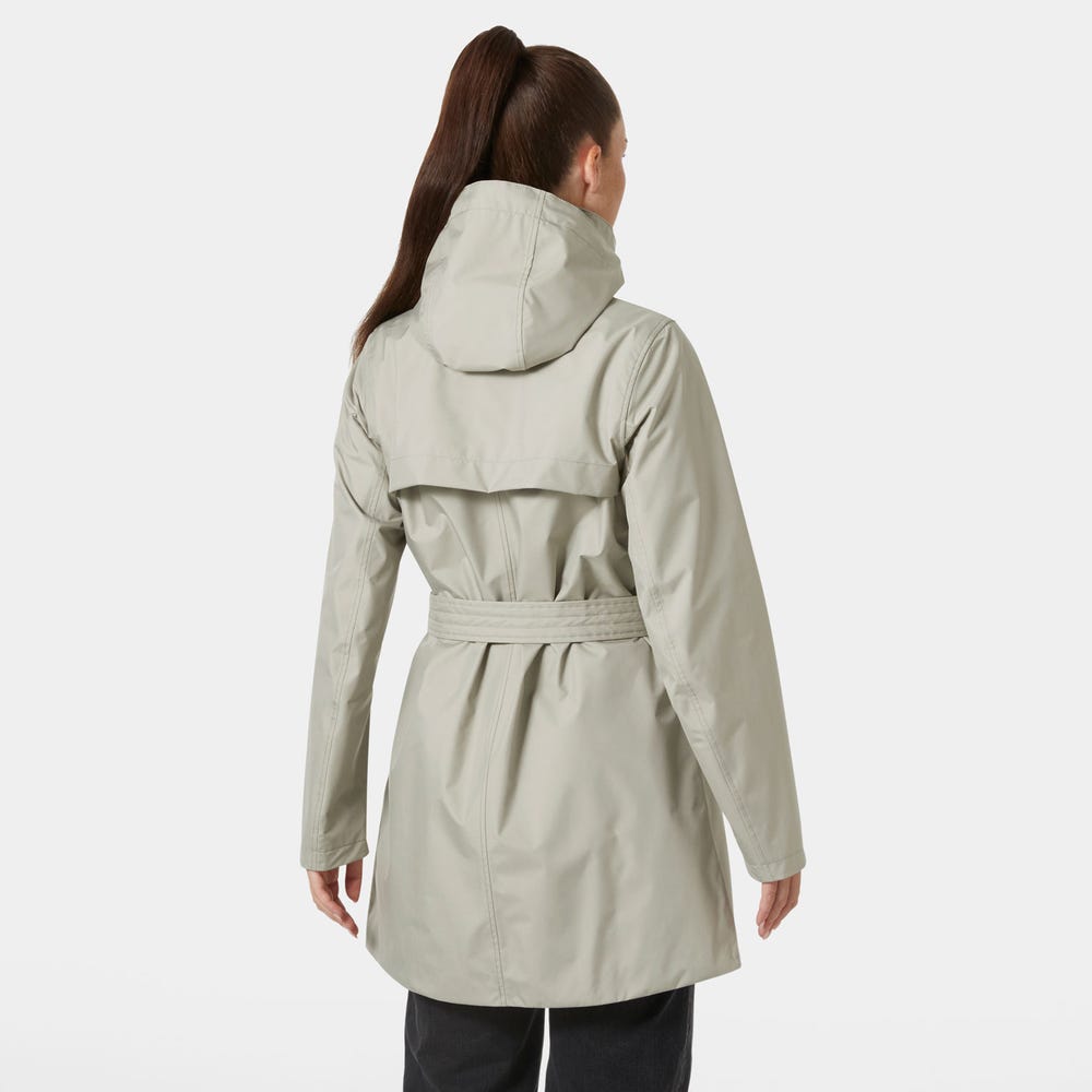 Women's Waterproof Trench Coat - Speckled