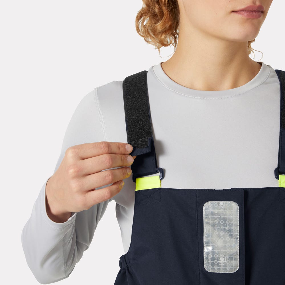 Women's Waterproof Sailing Bib Pants - Navy