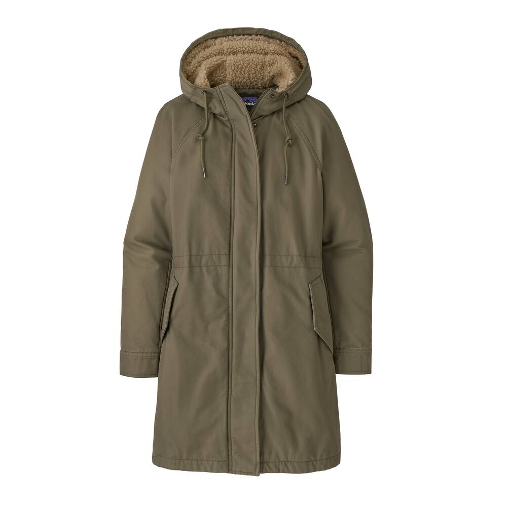 Used Women's Insulated Canvas Parka - Blue