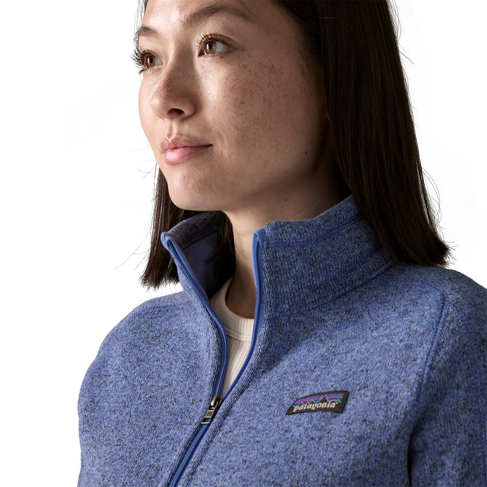 Women's Recycled Knit Fleece Jacket - Black
