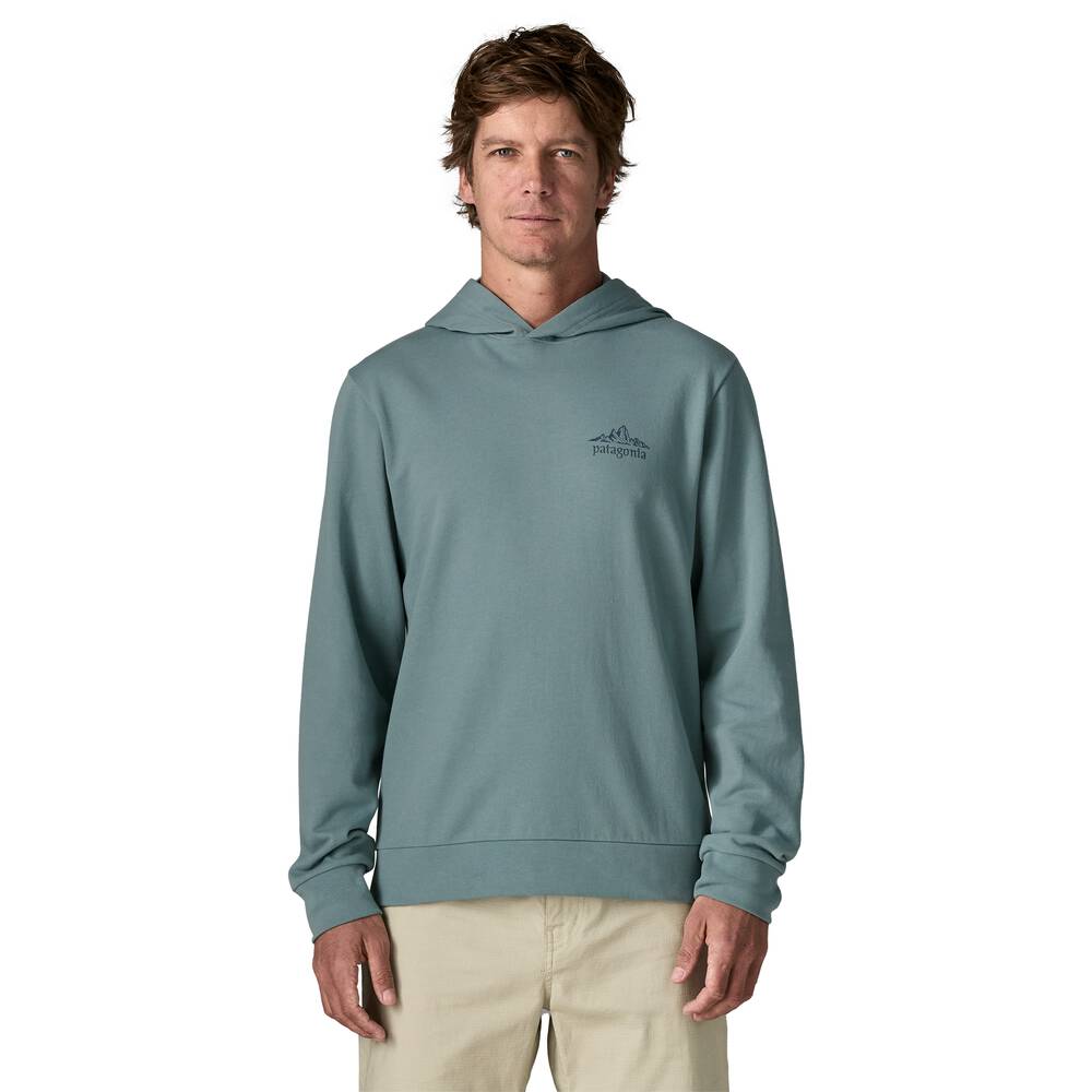 Men's Graphic Cotton French Terry Hoodie - Green