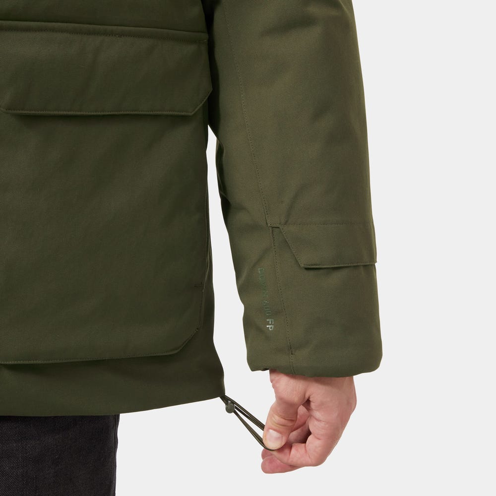 Men's Waterproof Down Parka - Pebble