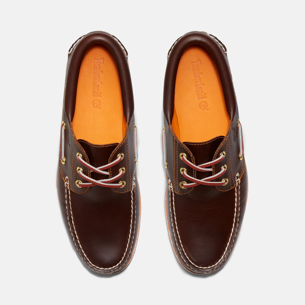 Men's Three-Eye Handsewn Lug Boat Shoe