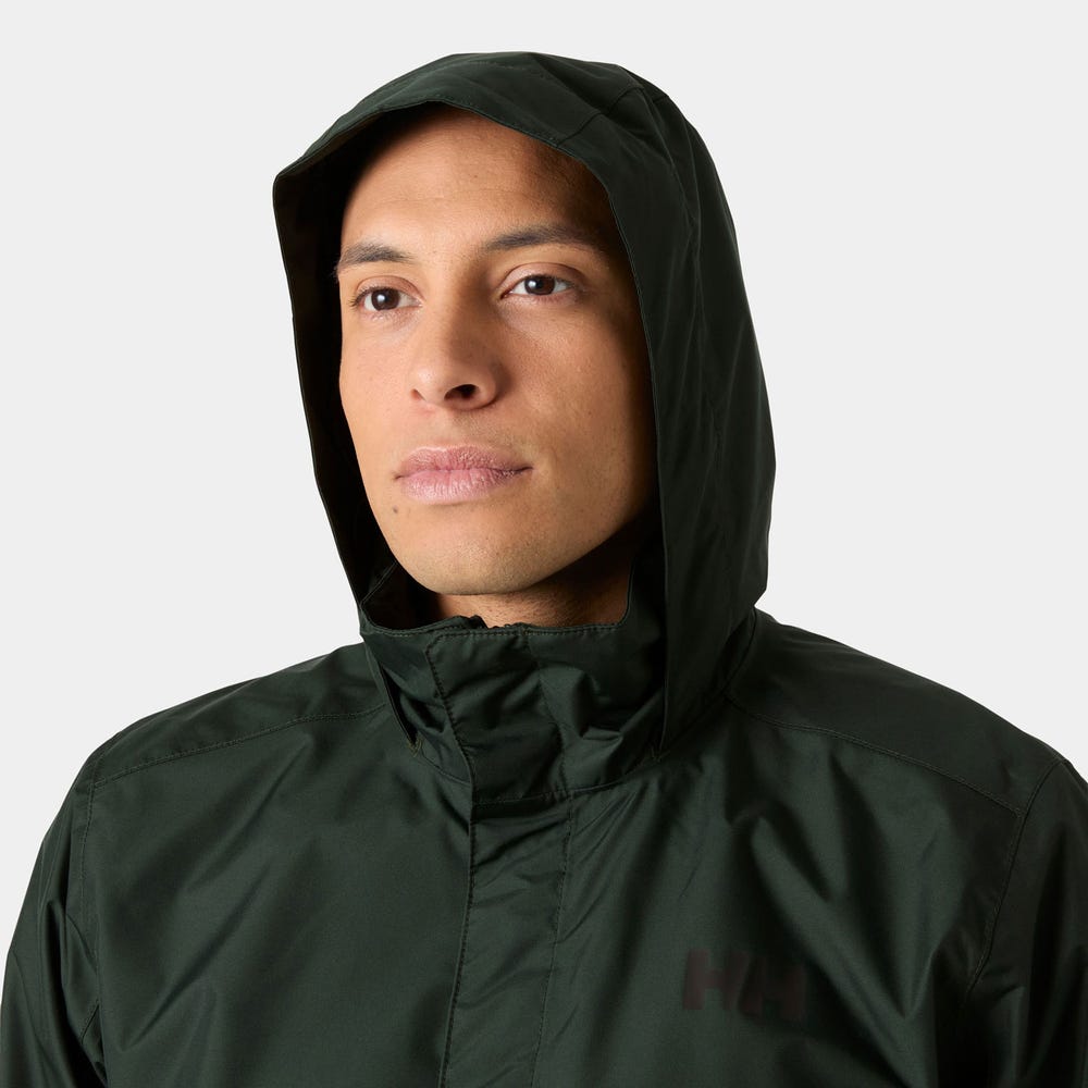 Men's Waterproof Rain Jacket - Green