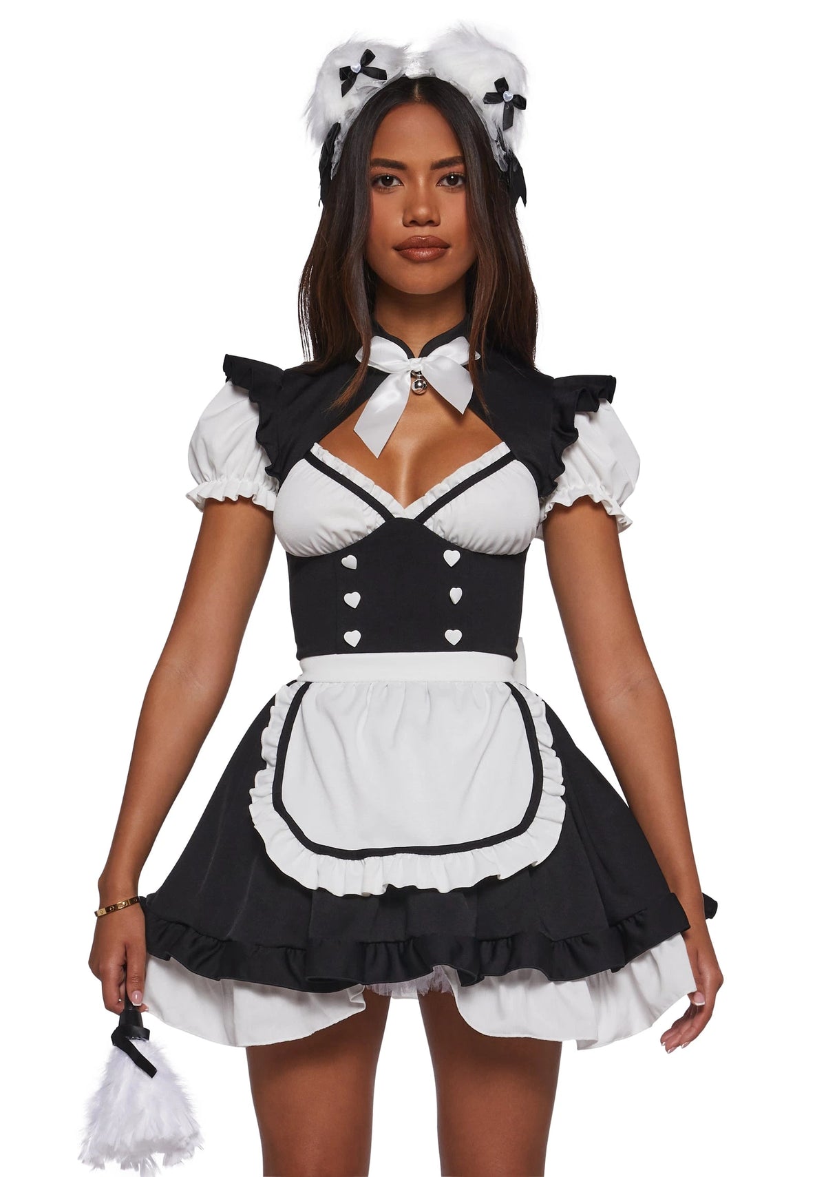 Maid Costume Set - Black And White