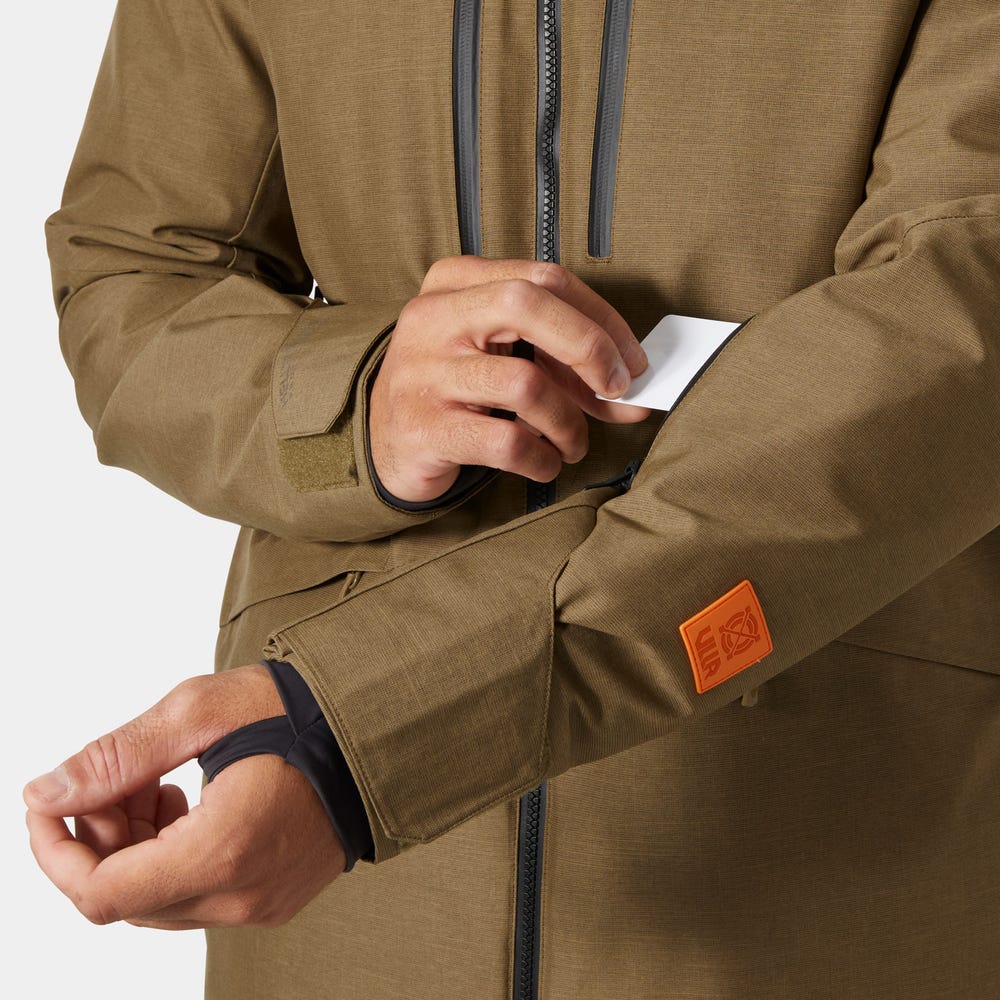Men's Insulated Ski Jacket - Opal Green