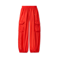 Women's Balloon Cargo Pants - Lobster