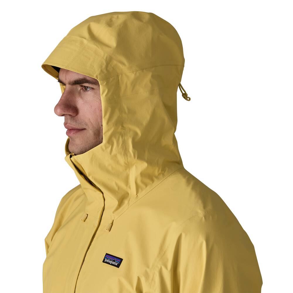 Men's 3-Layer Waterproof Rain Jacket - Gray