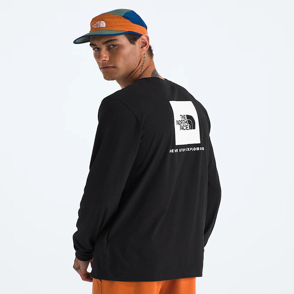 Men's Box Graphic Long Sleeve Tee - Gray
