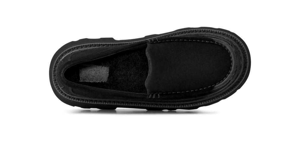 Men's Suede Lug Sole Slipper - Mustard