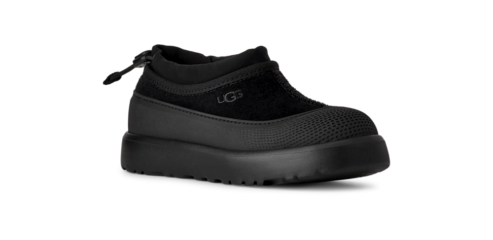 Kids' Waterproof Suede Slip-On Shoe - Black