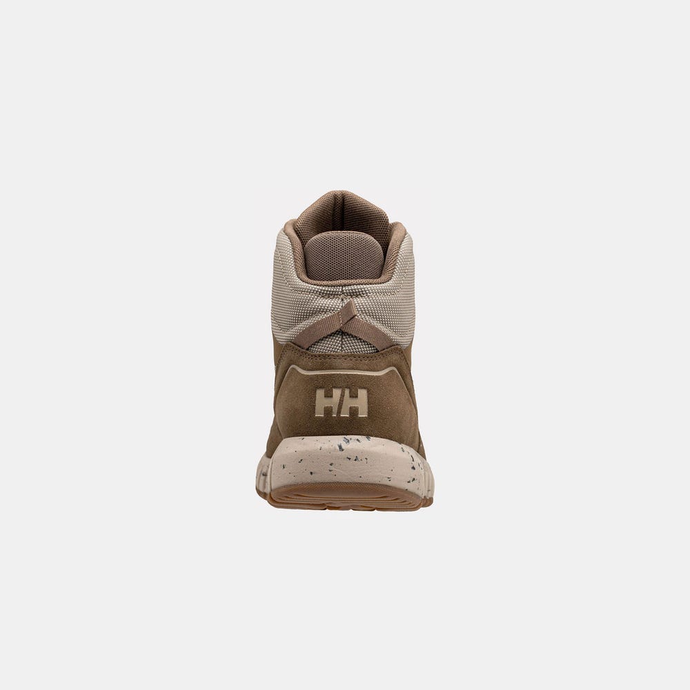 Men's Waterproof Suede Hiking Boots - Brown