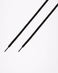 54-Inch Flat Cotton Shoelaces - Black - Black