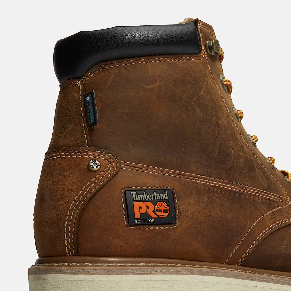 Men's 6-Inch Waterproof Moc Toe Work Boot