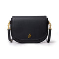 Large Textured Shoulder Bag - Black